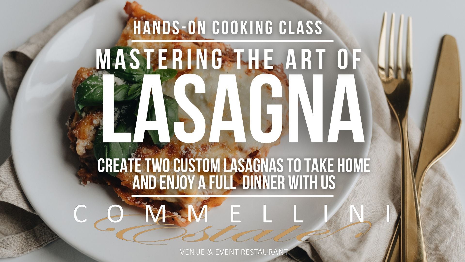 2.5.2025 Cooking Class: Lasagna @ 6:00 PM